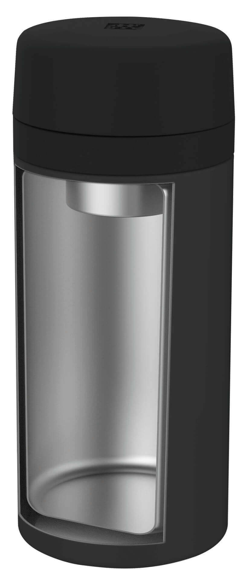 ZWILLING THERMO Thermobecher mit Teefilter 420 ml schwarz