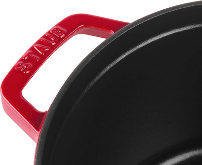 STAUB LA COCOTTE Gusseisen-Topf rund hoch 4,8 l, rot