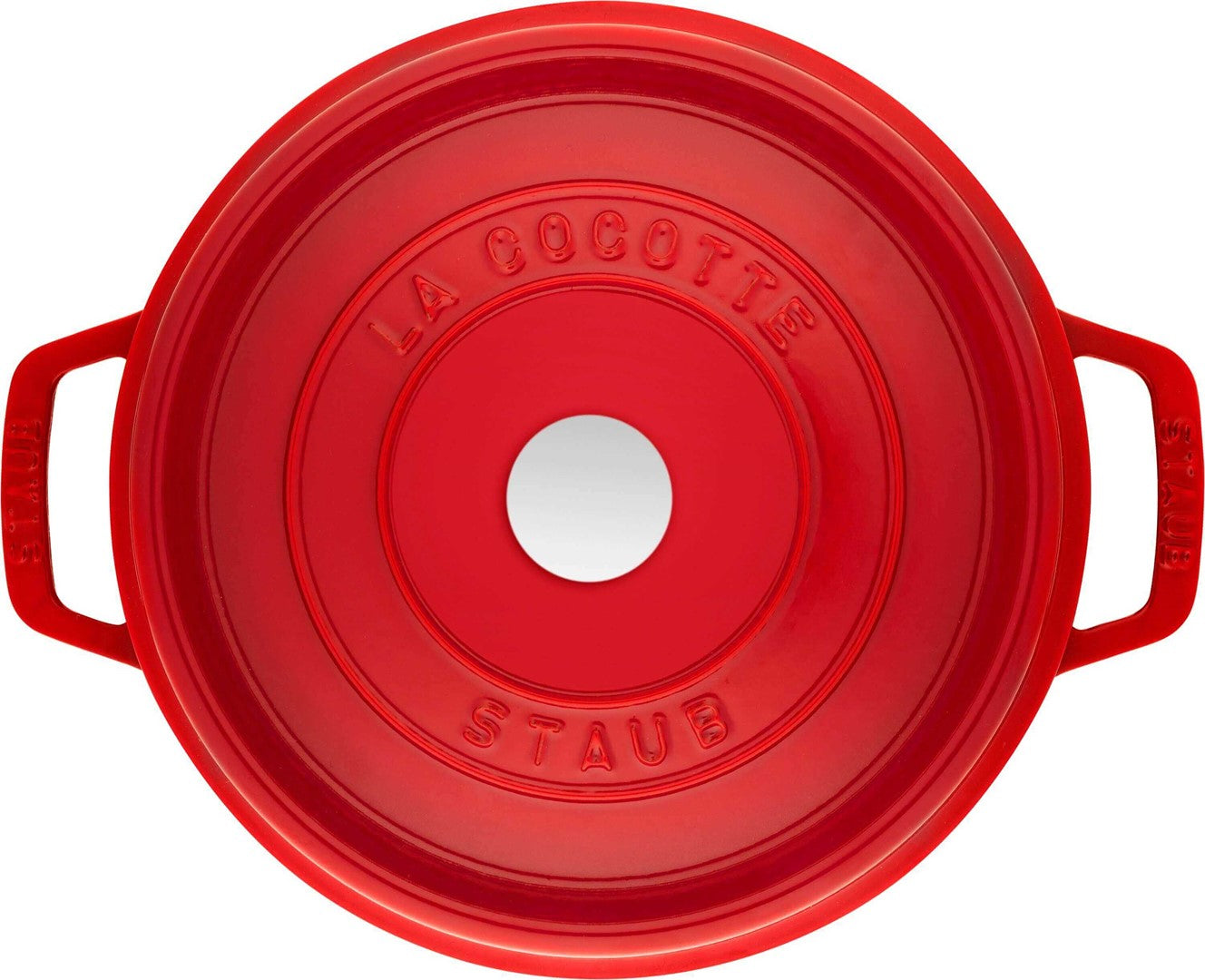 STAUB LA COCOTTE Gusseisen-Topf rund hoch 4,8 l, rot