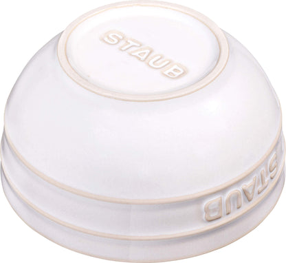 STAUB SERVING Zestaw 4 misek okrągłych 12 cm, kość słoniowa