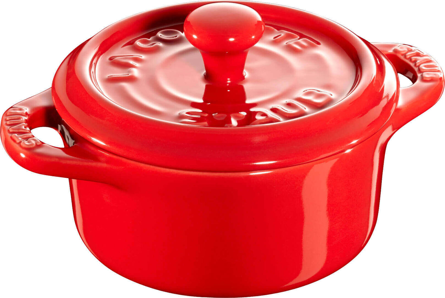 STAUB GESCHENKSET 4x Mini Cocotte rund 10 cm, rot