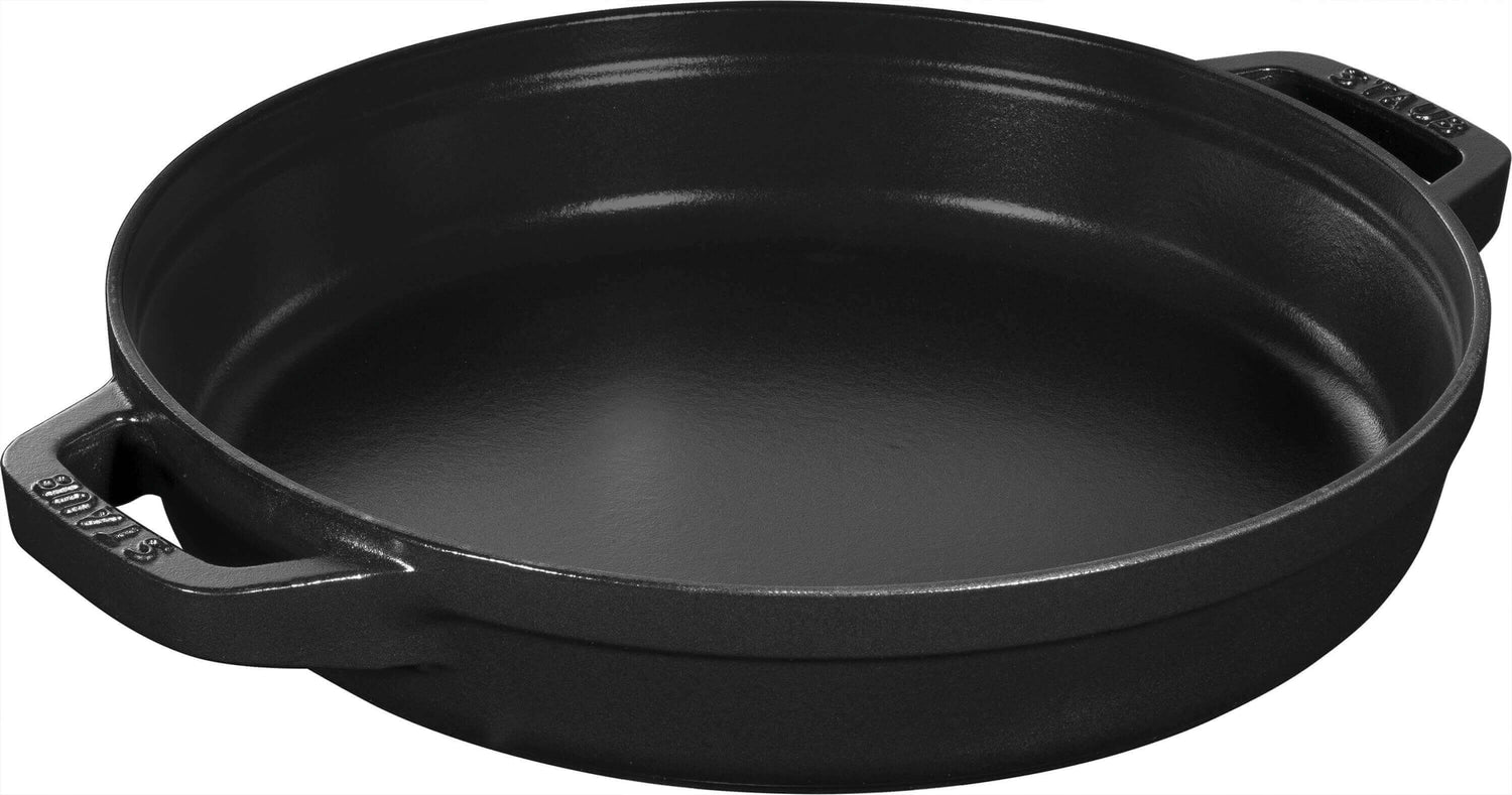 STAUB Zestaw 2 naczyń + pokrywka 24 cm czarny