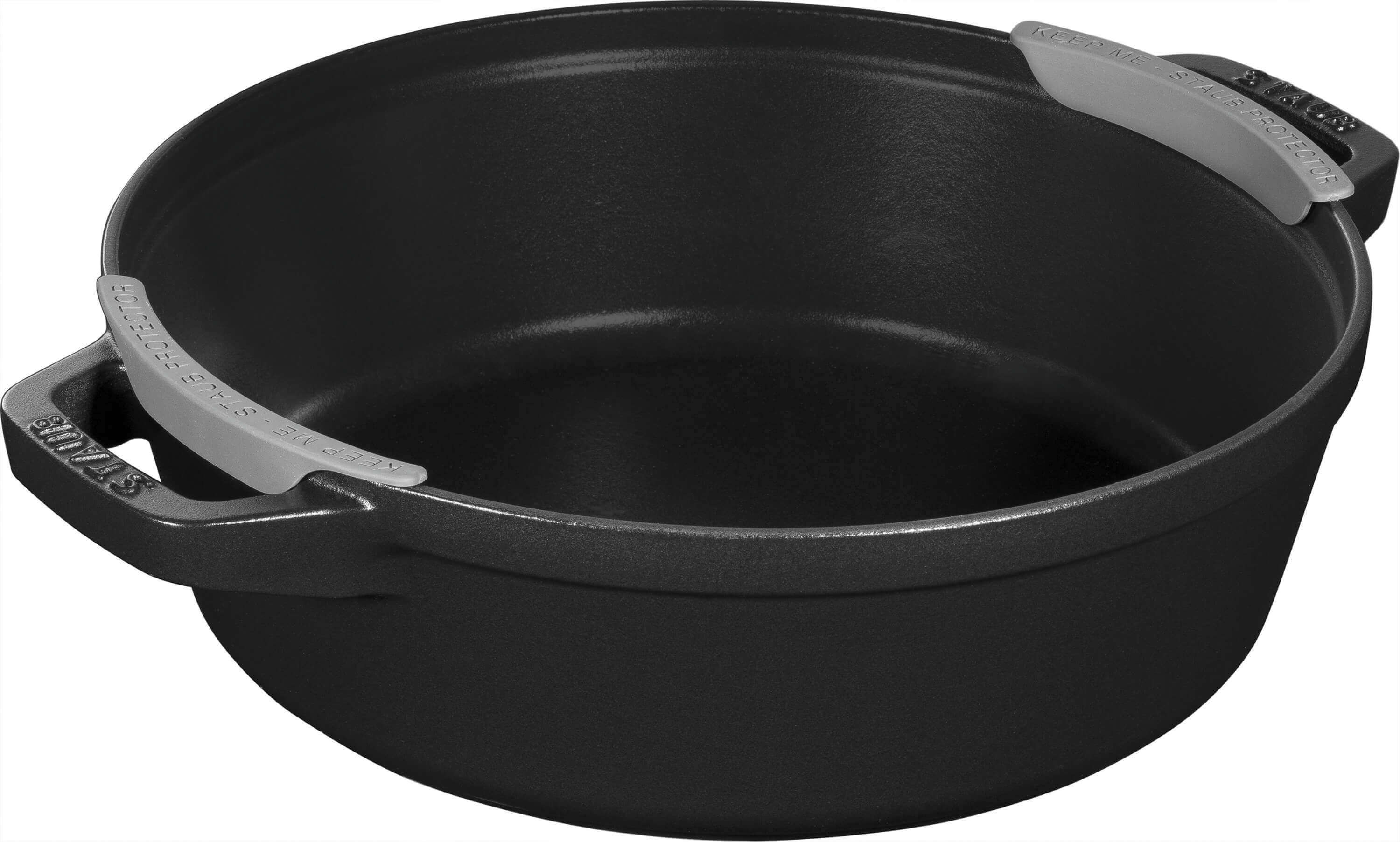 STAUB Zestaw 3 naczyń + pokrywka 24 cm czarny