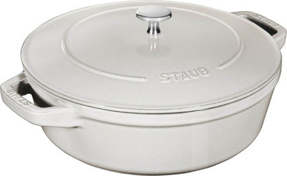 STAUB Zestaw 3 naczyń + pokrywka 24 cm truflowy