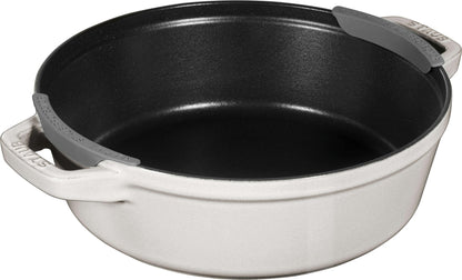 STAUB Zestaw 3 naczyń + pokrywka 24 cm truflowy