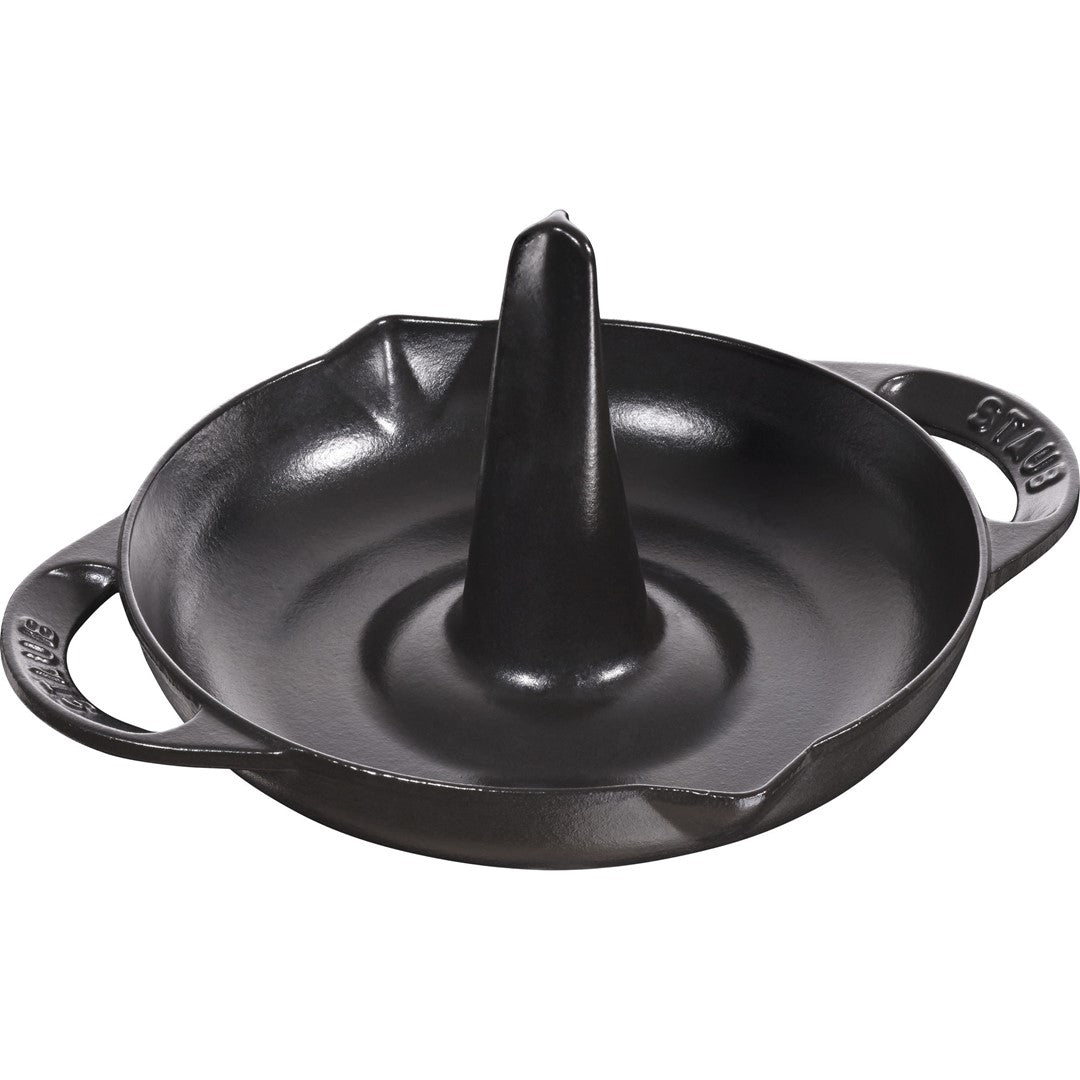 STAUB Hähnchenbräter 24 cm, schwarz