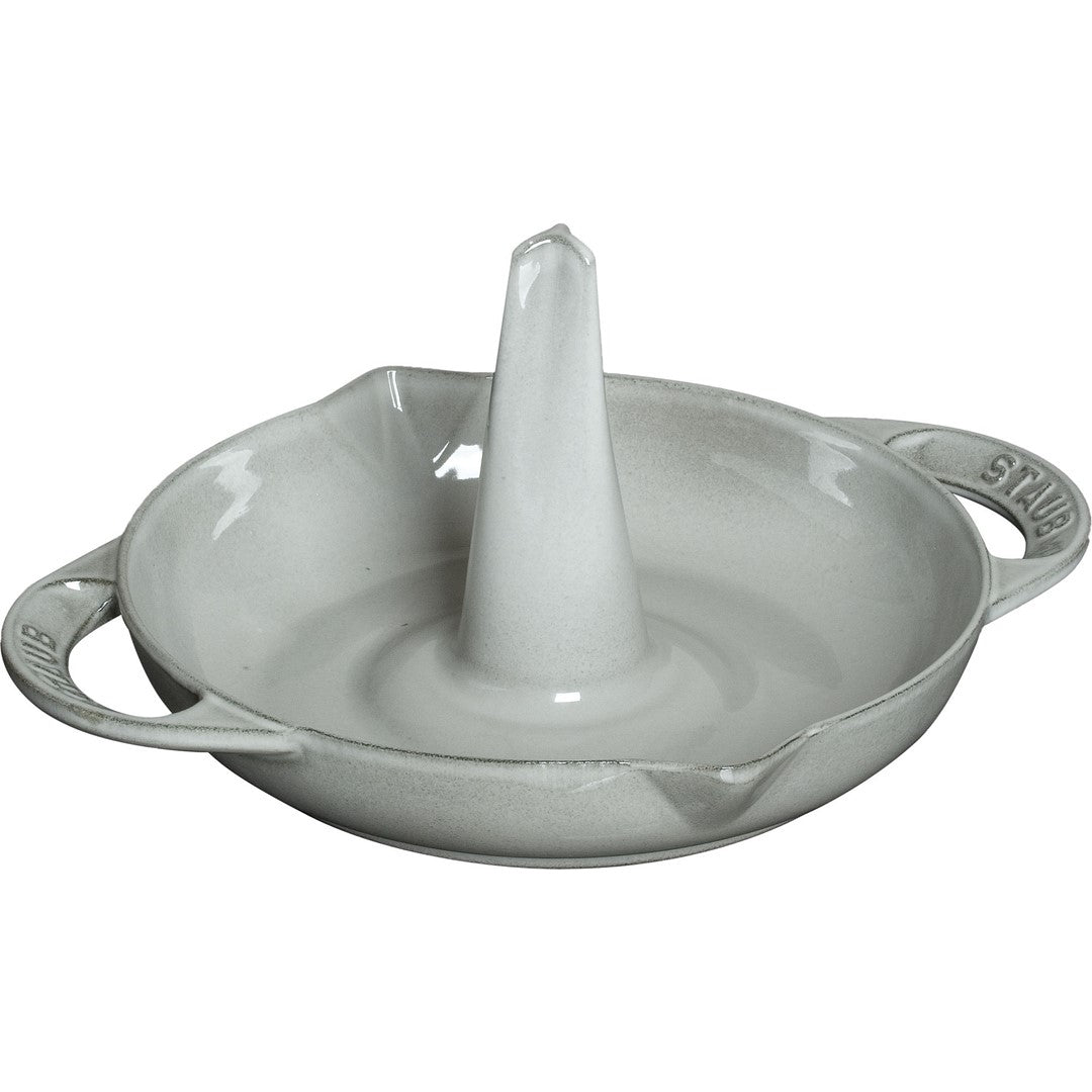 STAUB Opiekacz do kurczaka 24 cm, szary