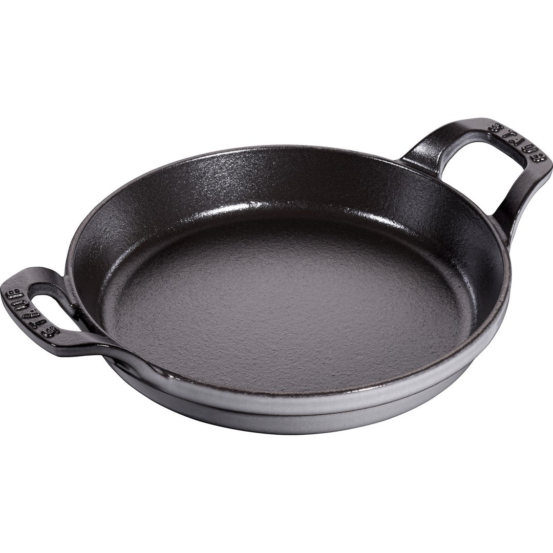 STAUB Okrągłe mini naczynie do pieczenia i zapiekania 20 cm, szary