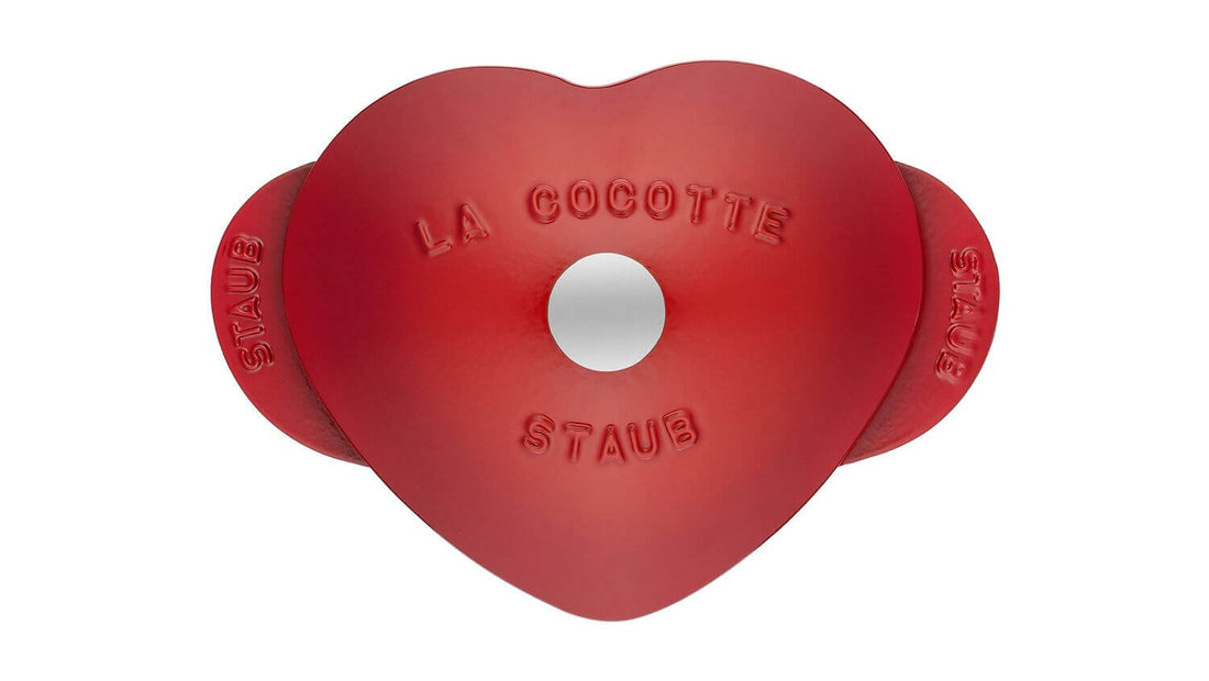 STAUB SPECIAL COCOTTE Gusseisen Topf Herz 1,75 l, rot