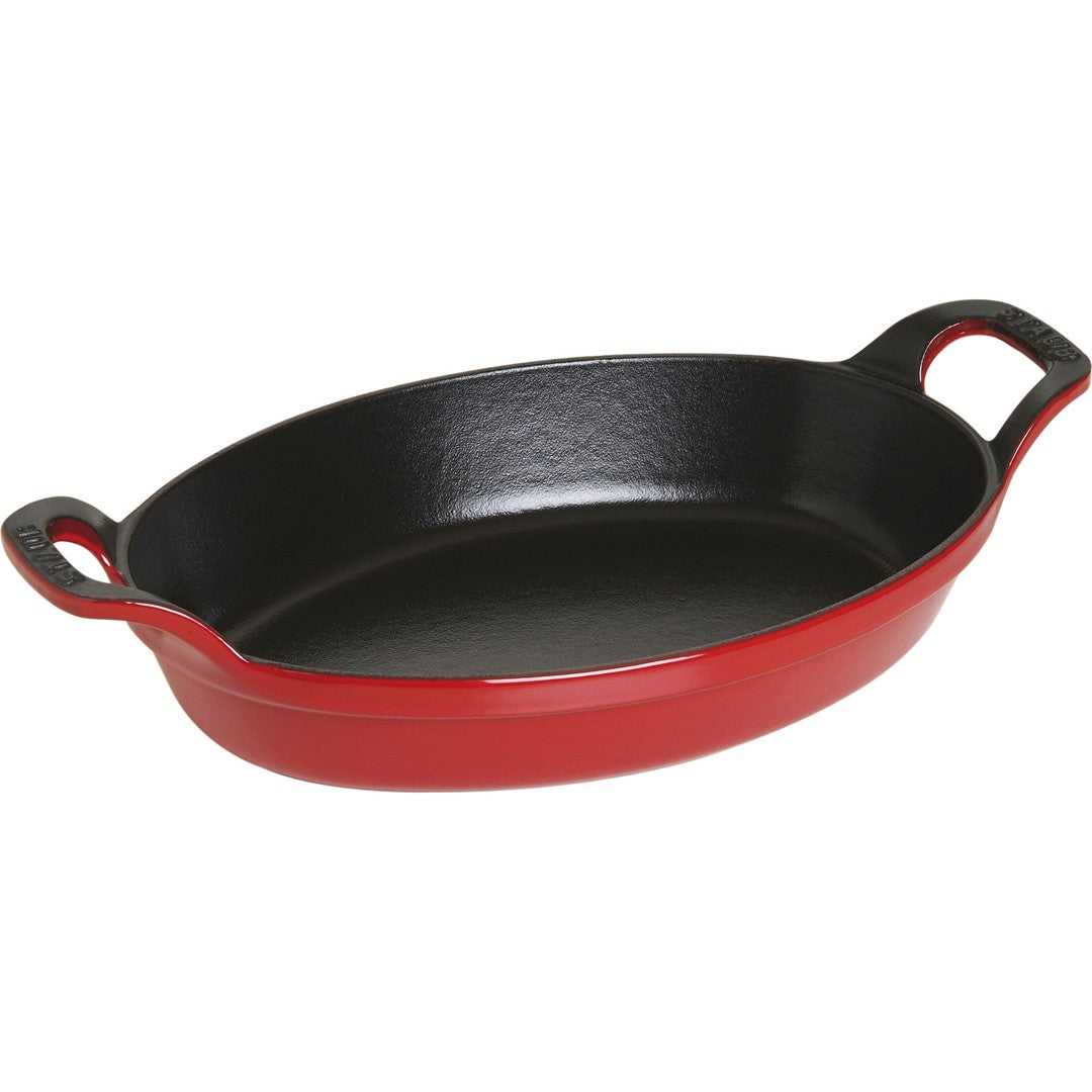 STAUB Ovale Mini-Auflaufform 24 x 16 cm, rot