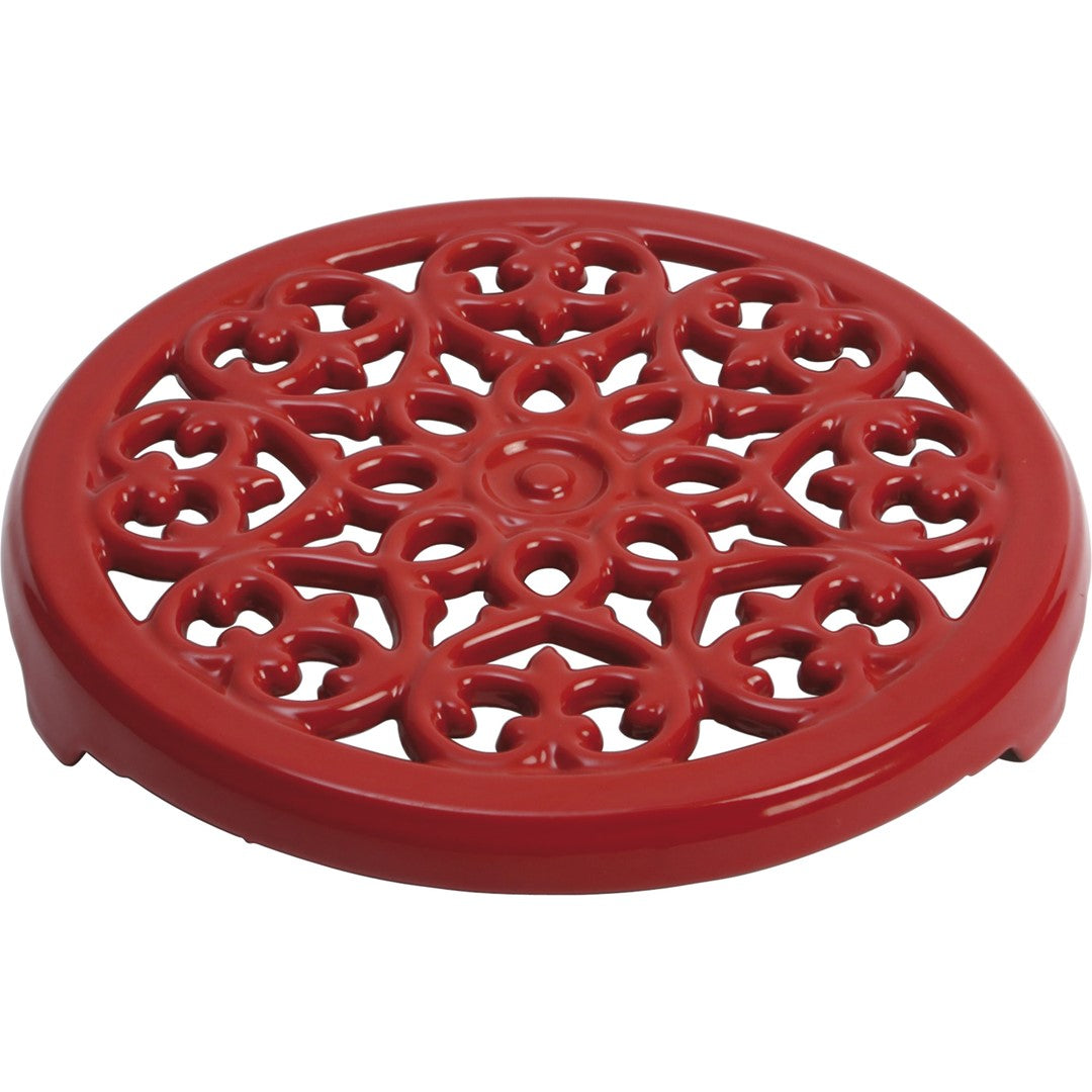 STAUB Stojak żeliwny 23 cm, czerwony