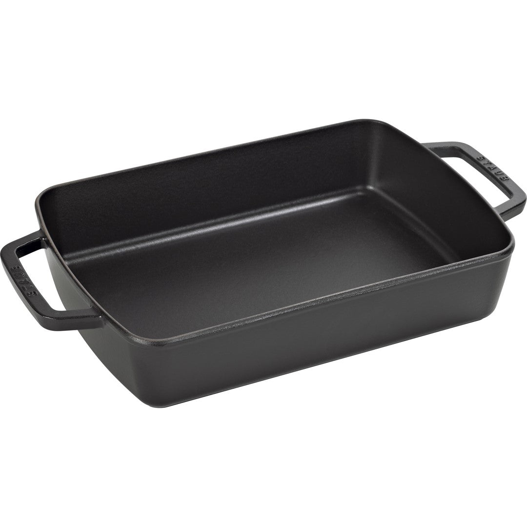 STAUB Auflaufform 30 x 20 cm, schwarz