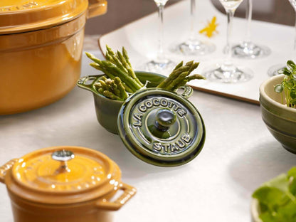 STAUB GIFT GIVING Mini cocotte okrągły 200 ml, zielony