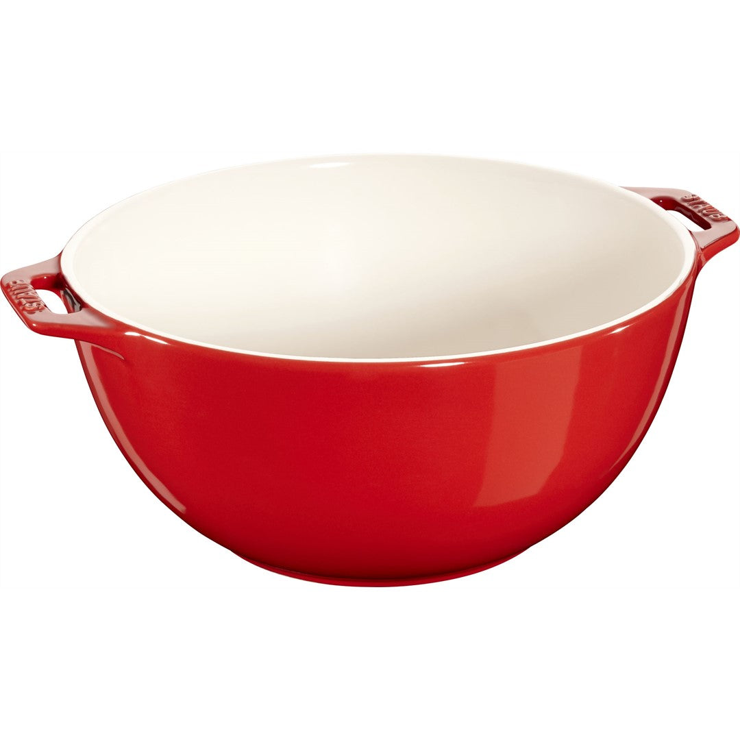 STAUB SERVING Miska z dwoma uchwytami 25 cm, czerwony