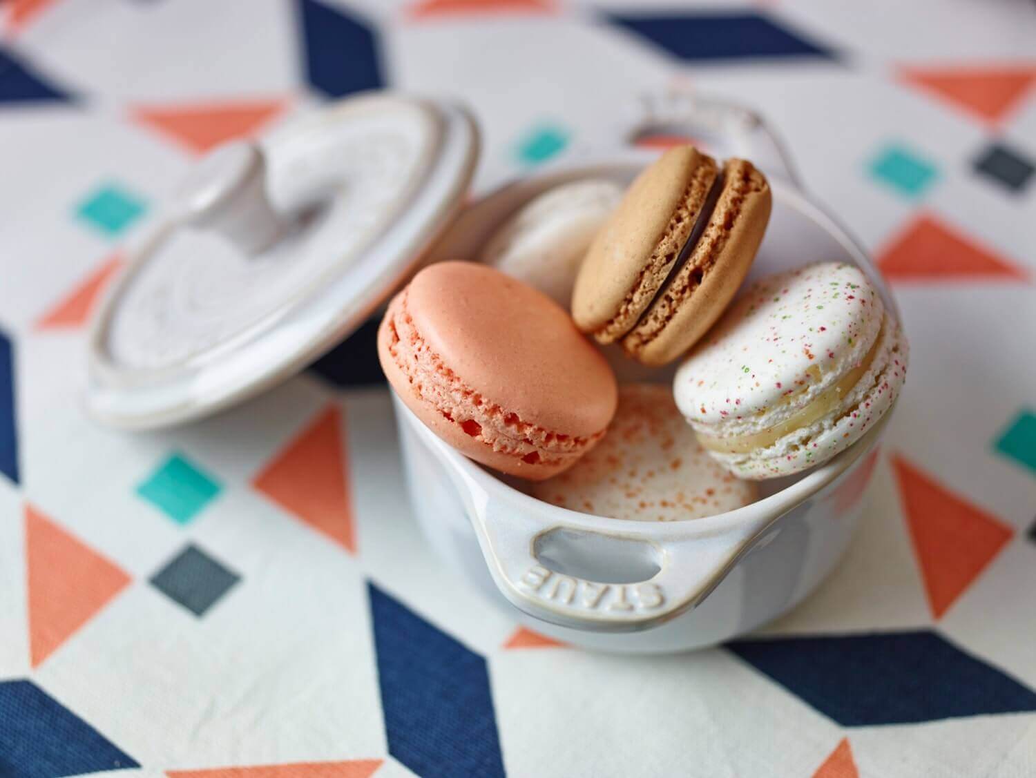 STAUB GESCHENKSET Mini Cocotte rund 200 ml, weiß