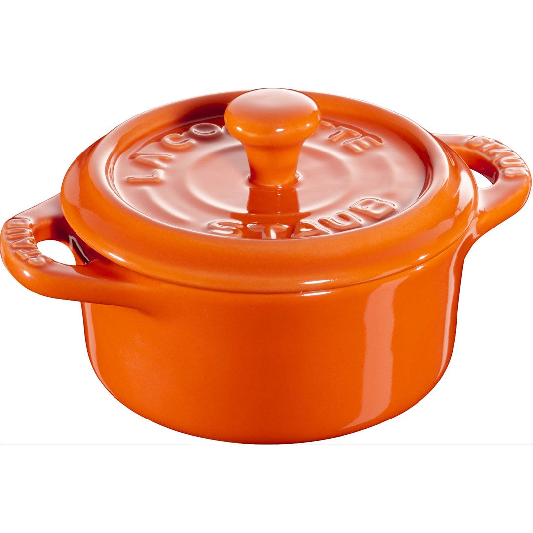STAUB GESCHENK GEBEN Mini Cocotte rund 200 ml, orange