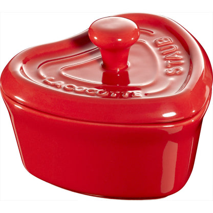 STAUB GIFT GIVING Mini cocotte serce 200 ml, czerwony