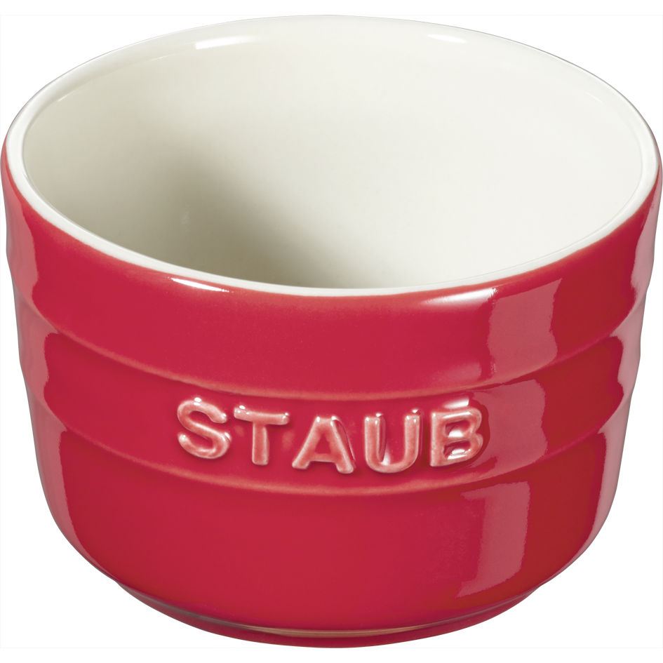 STAUB XS-MINIS Mini ramekin okrągły, 2 szt. 150 ml, czerwony