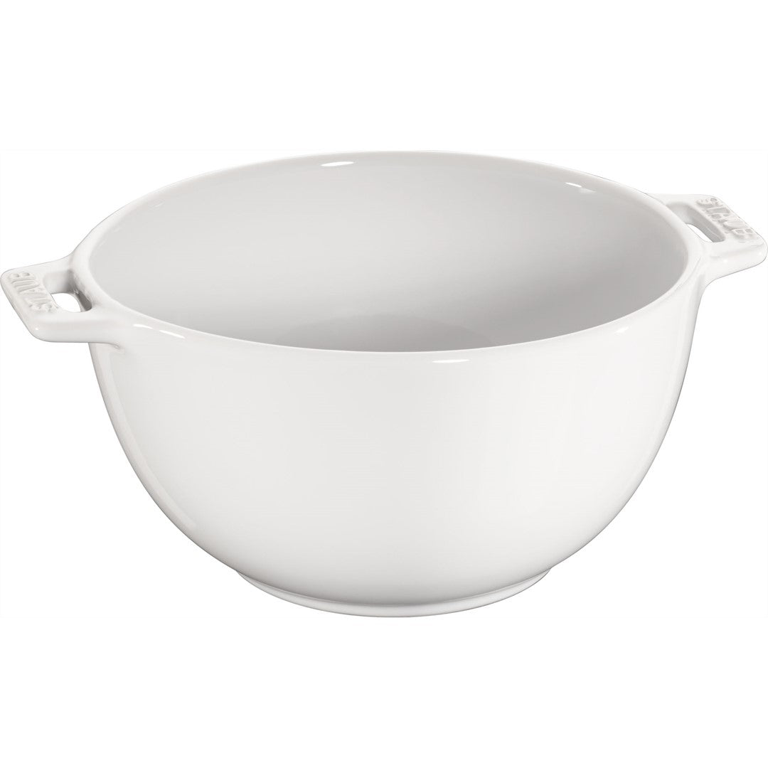 STAUB SERVING Miska z dwoma uchwytami 18 cm, biały
