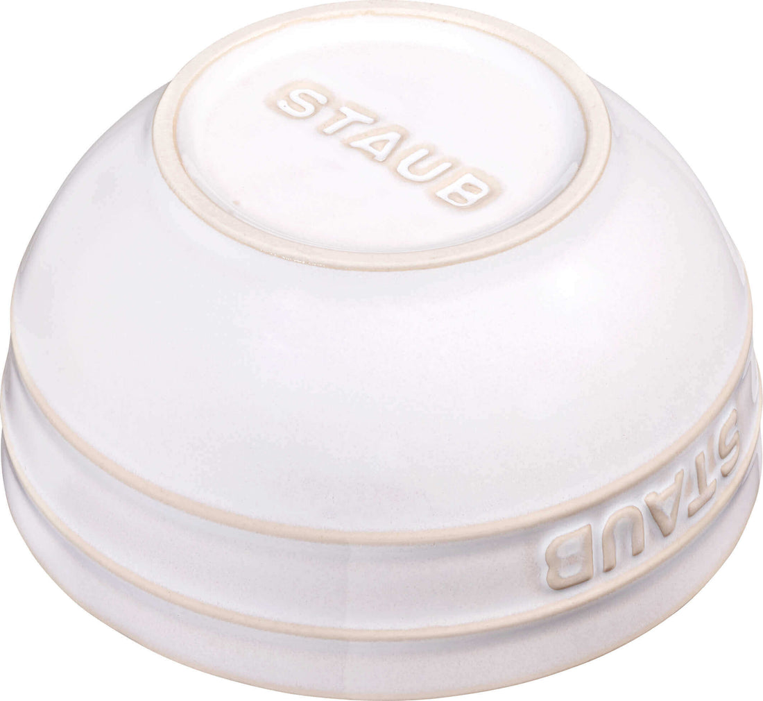 STAUB SERVING Miska okrągła 12 cm, kość słoniowa