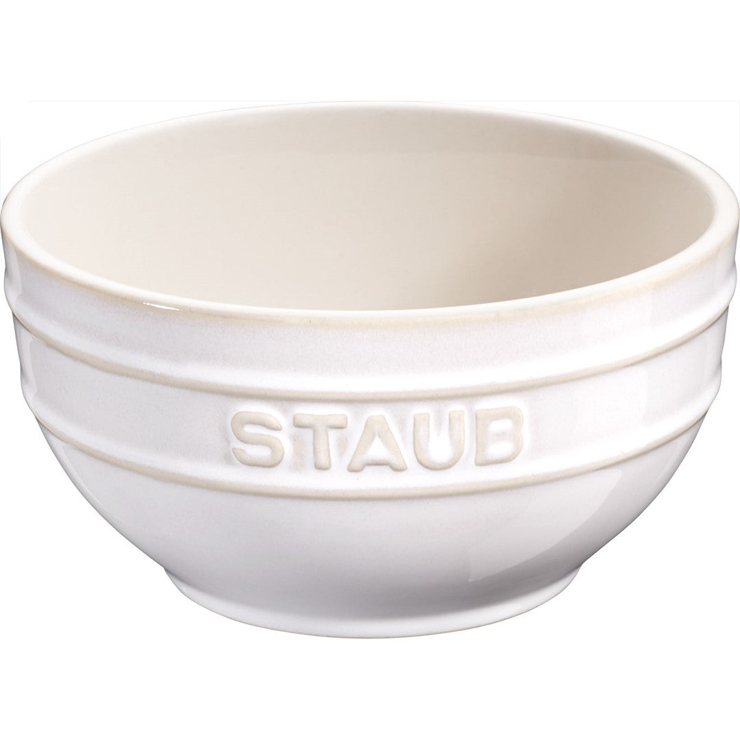 STAUB SERVING Miska okrągła 12 cm, kość słoniowa