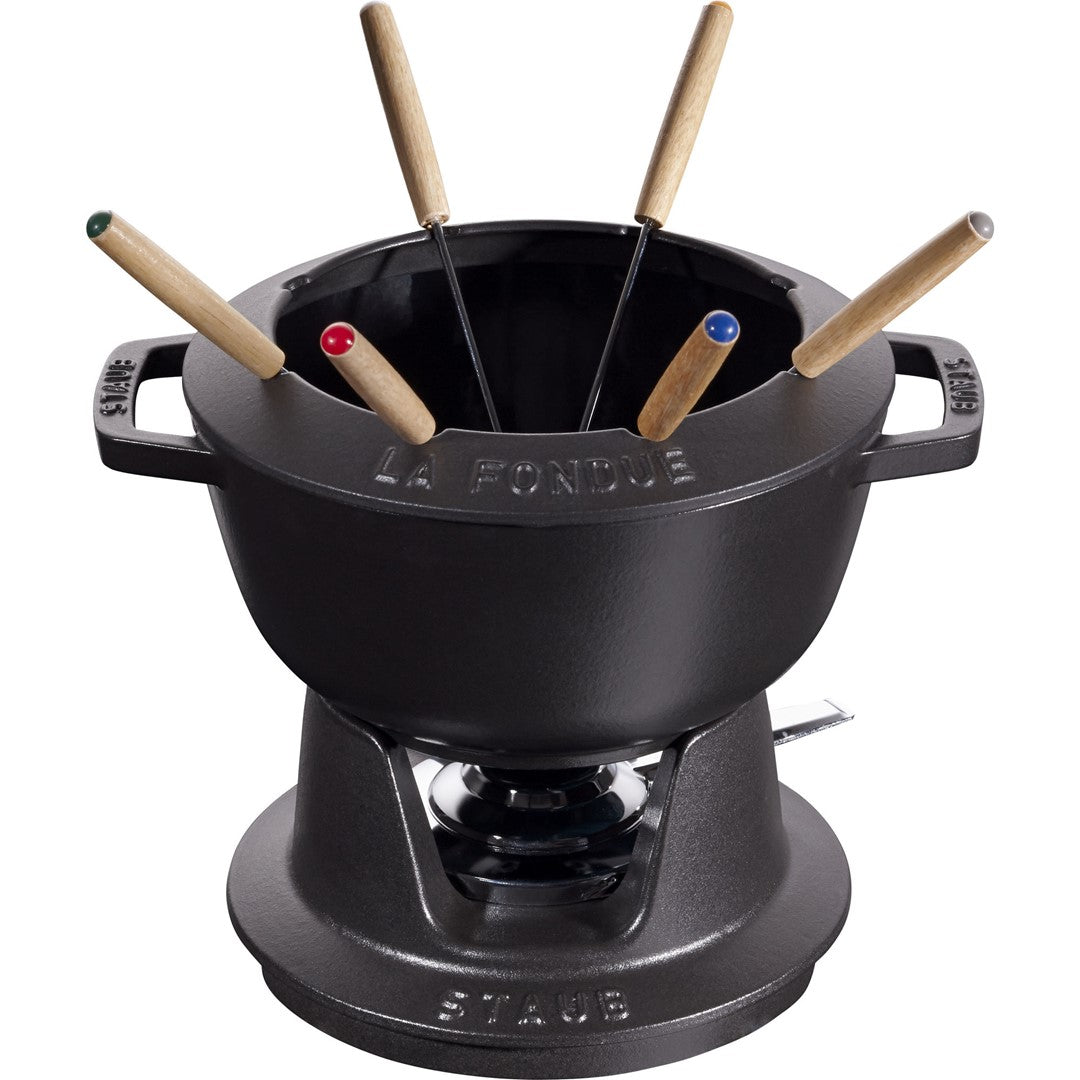 STAUB Zestaw do fondue 20 cm, czarny