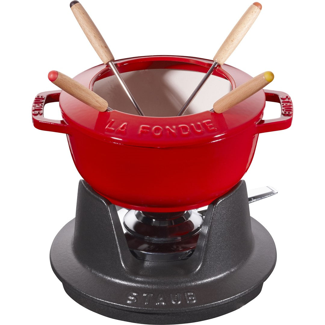 STAUB Fondue-Set 16 cm, rot
