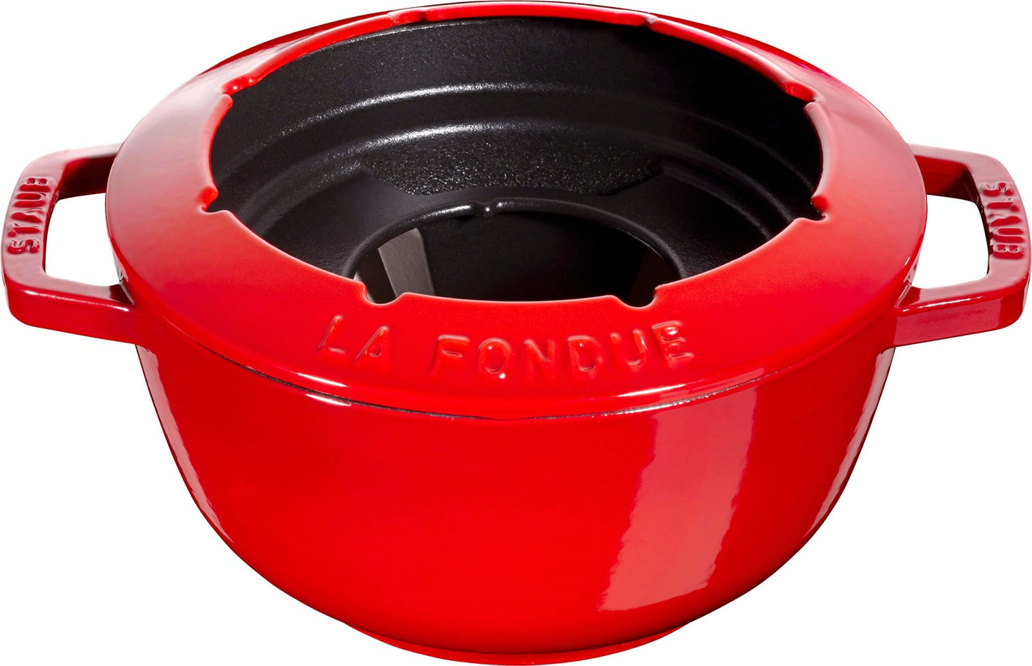 STAUB Fondue Set 20 cm, red