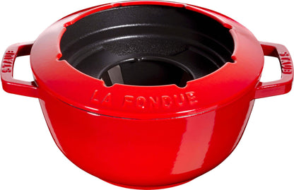 STAUB Zestaw do fondue 20 cm, czerwony