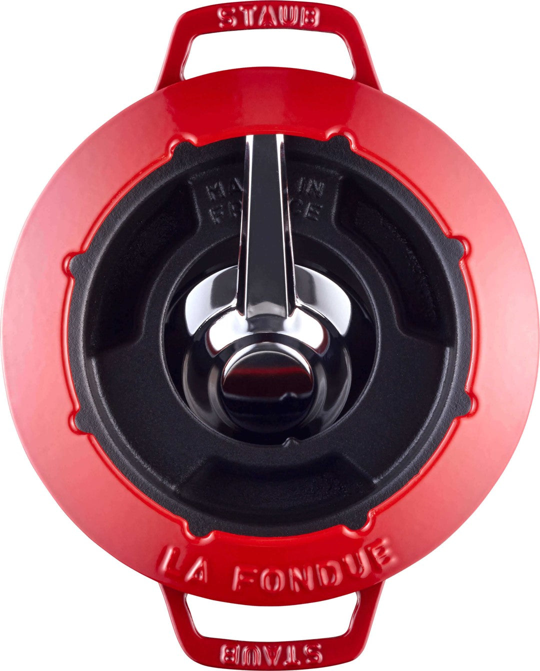 STAUB Fondue Set 20 cm, red