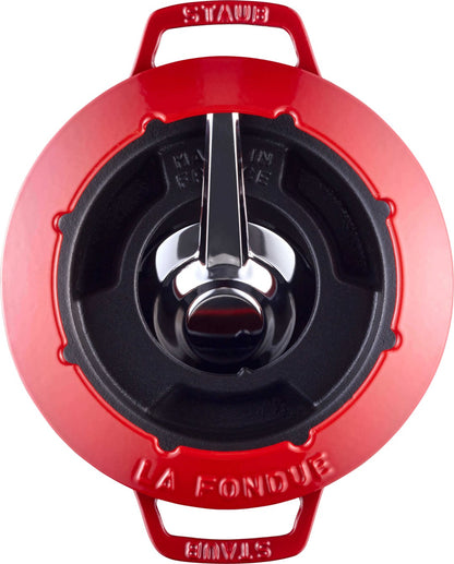 STAUB Zestaw do fondue 20 cm, czerwony