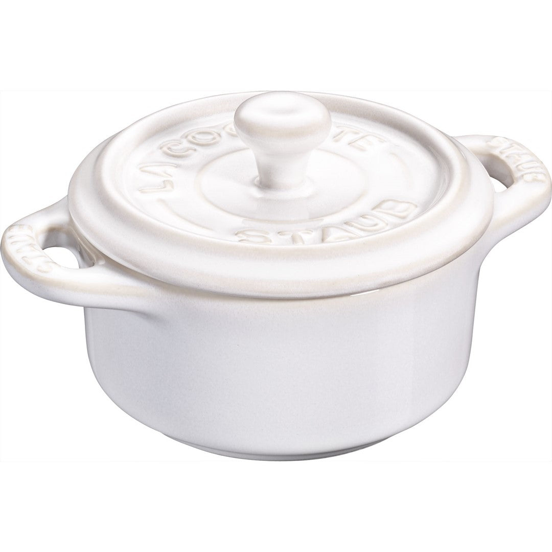 STAUB GESCHENKE Mini Cocotte rund 200 ml, Elfenbein