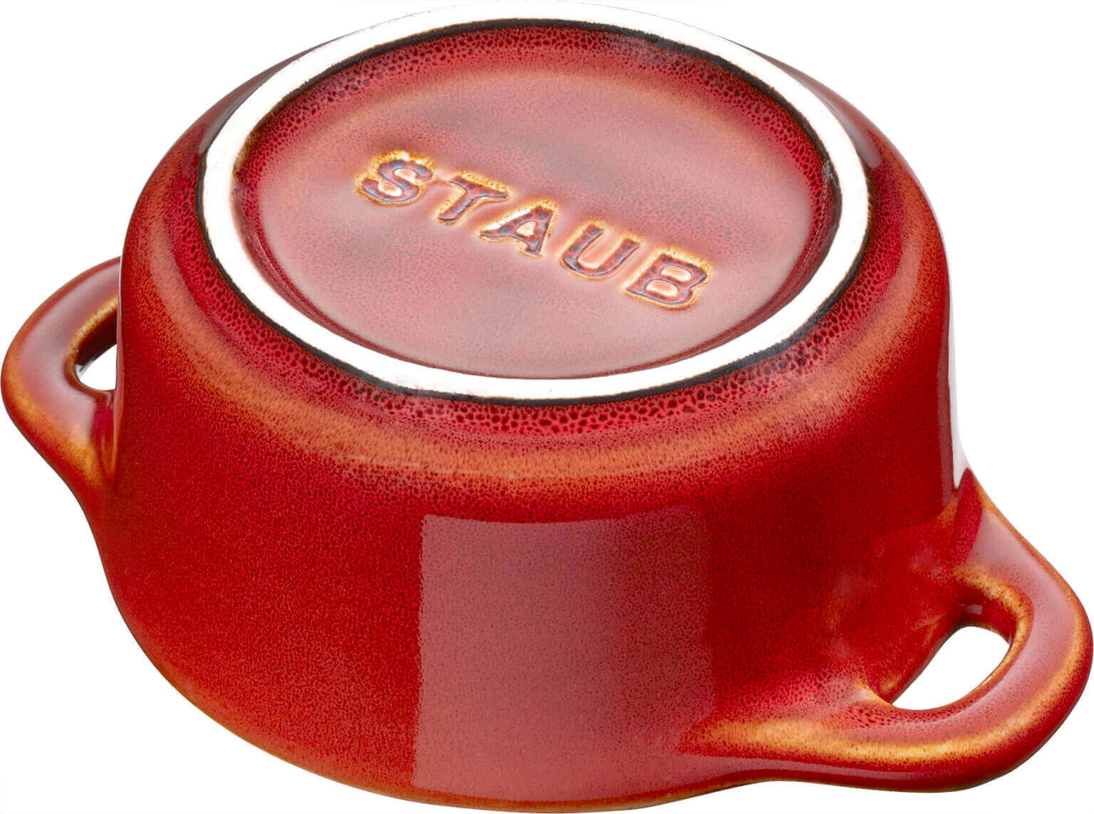 STAUB GESCHENK GEBEN Mini Cocotte rund 200 ml, kastanienbraun