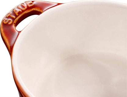 STAUB GESCHENK GEBEN Mini Cocotte rund 200 ml, kastanienbraun