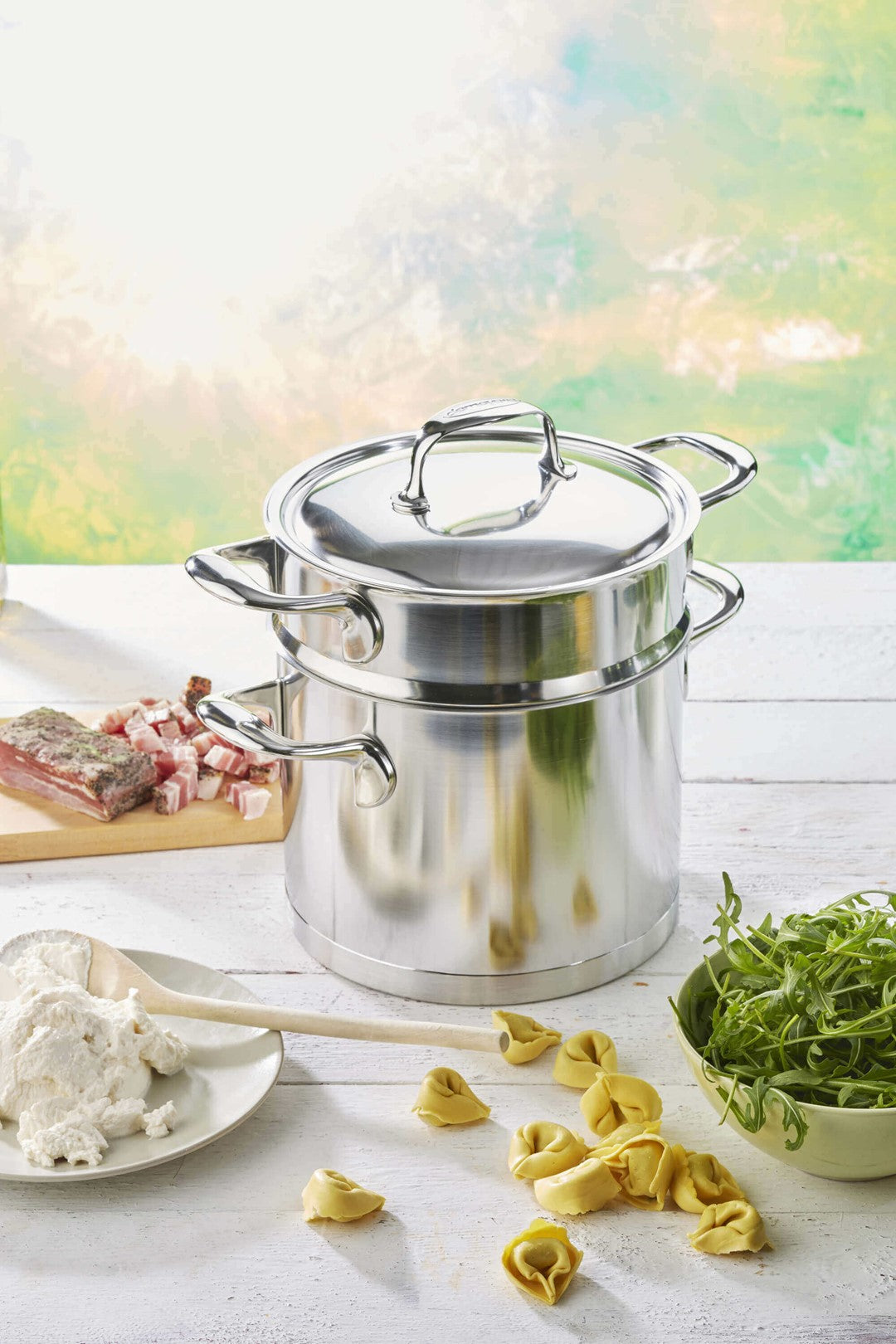 DEMEYERE ATLANTIS 7 Garnek wysoki z pokrywką 5 ltr