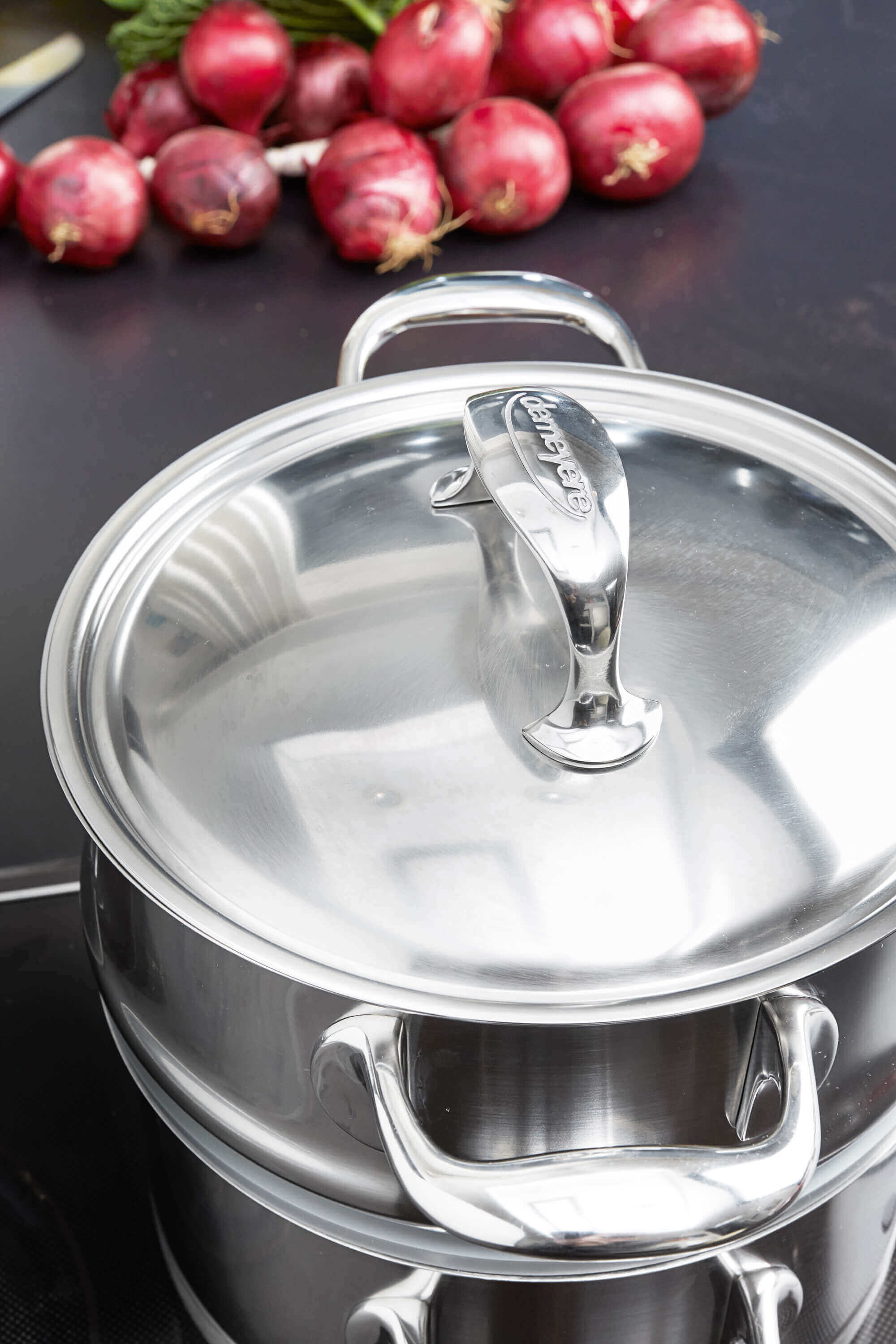 DEMEYERE ATLANTIS 7 Garnek wysoki z pokrywką 5 ltr