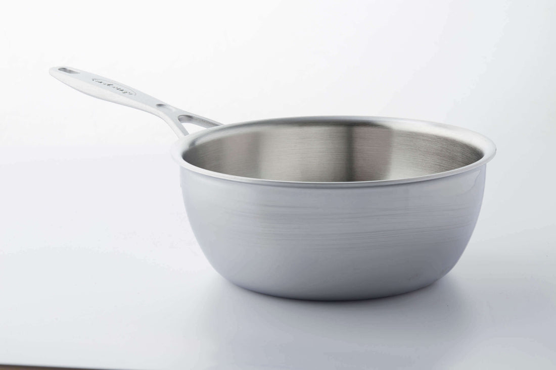 DEMEYERE INDUSTRY 5 Rondelek stożkowy z pokrywką 2 ltr