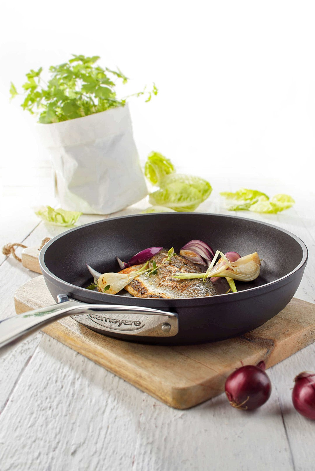 DEMEYERE ALU PRO 5 Patelnia głęboka 1H 24 cm