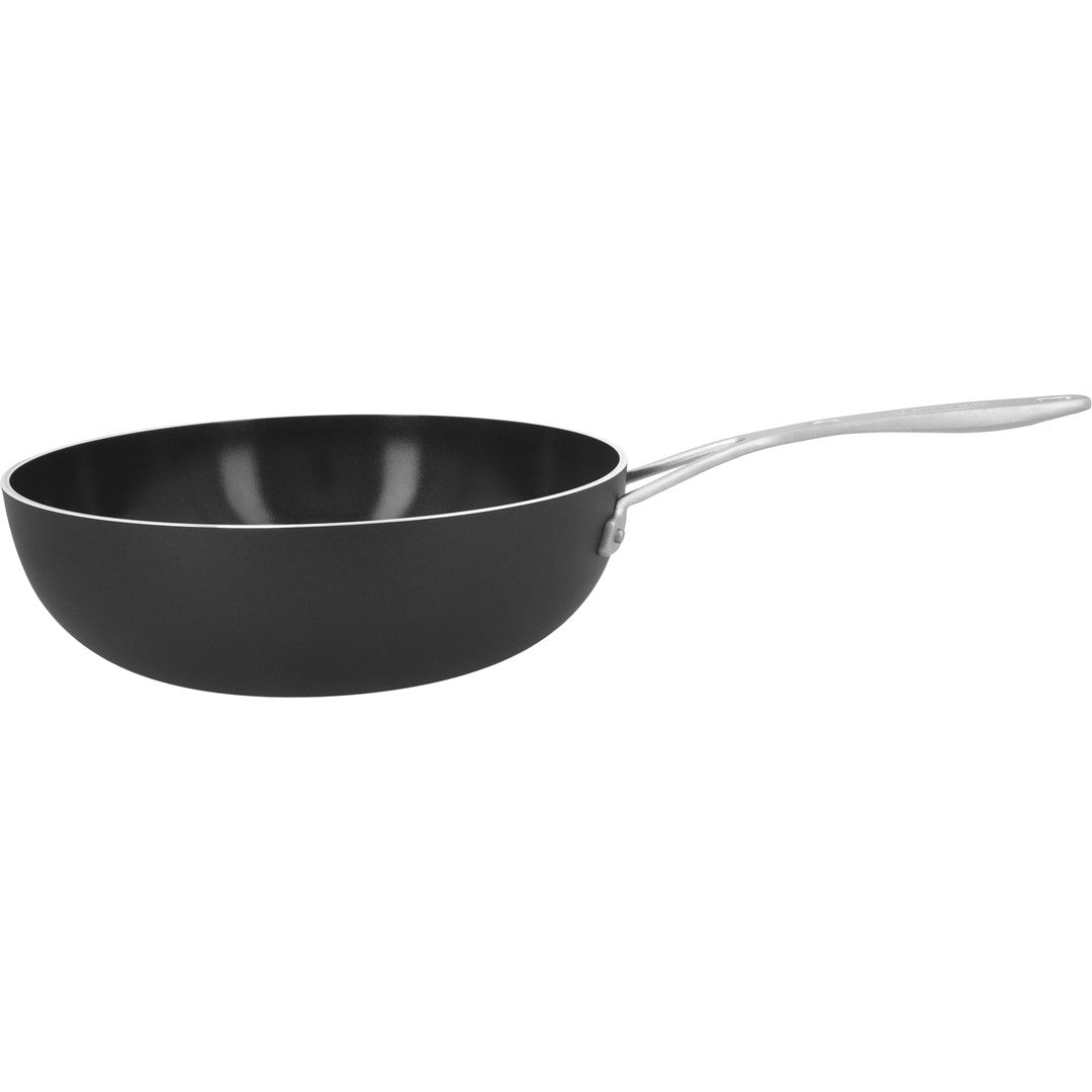 DEMeyere ALU INDUSTRY 3 Wok mit Ceraforce-Beschichtung 28 cm