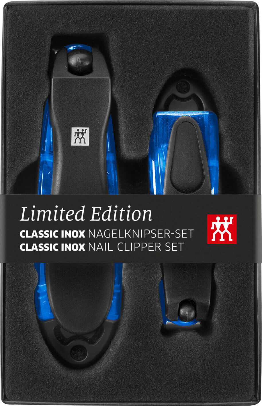 ZWILLING CLASSIC INOX Set von 2 Nagelknipsern blau
