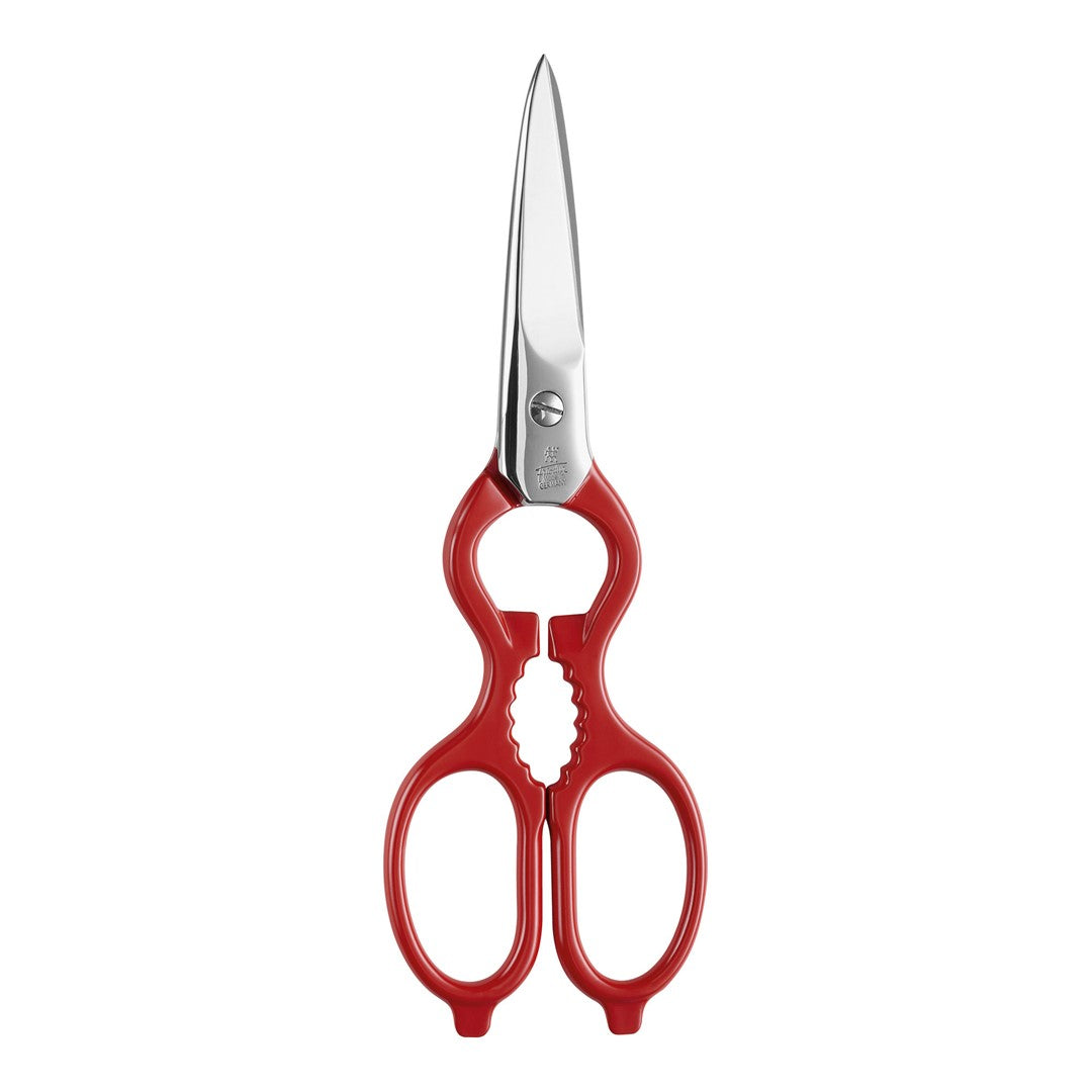 ZWILLING Satynowe nożyce uniwersalne 20 cm, czerwone