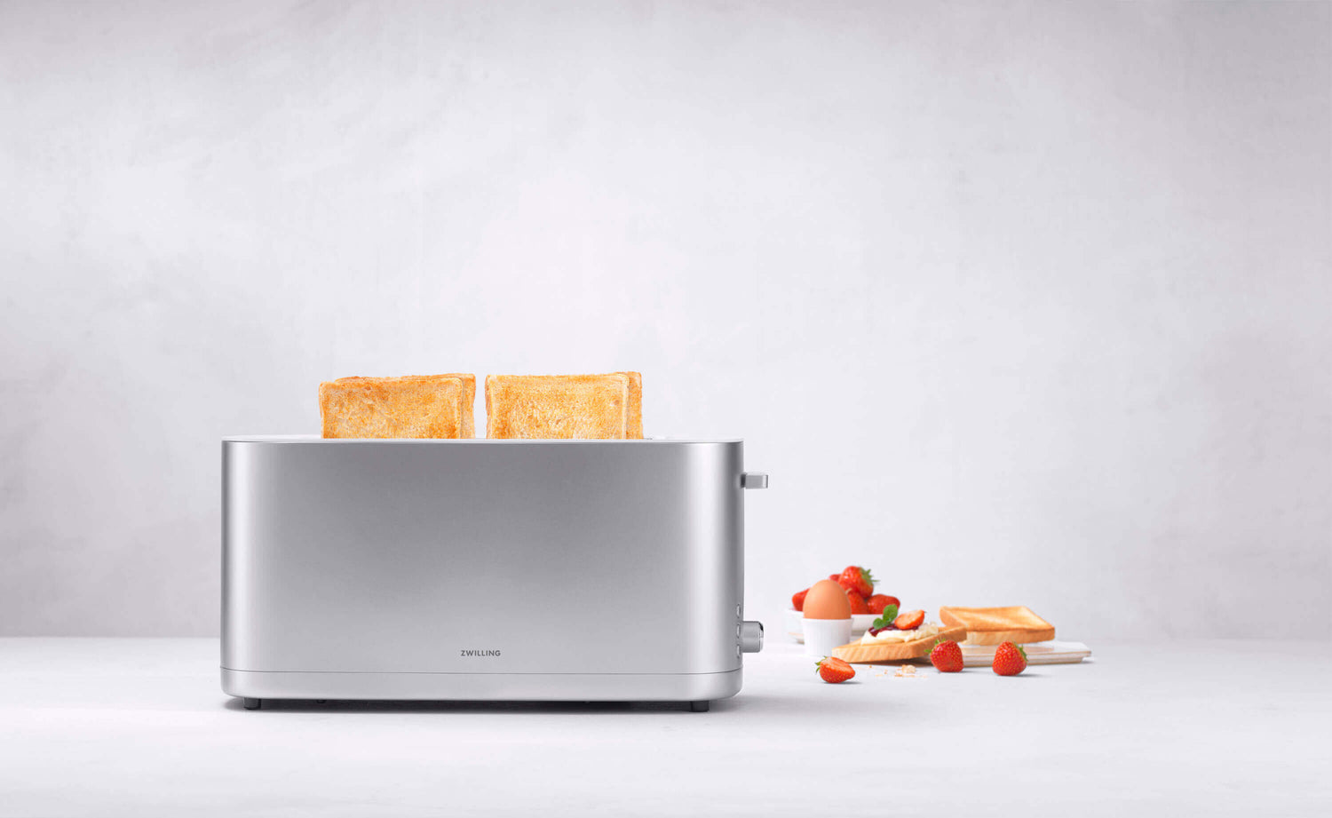ZWILLING ENFINIGY Toaster groß mit Rost silber