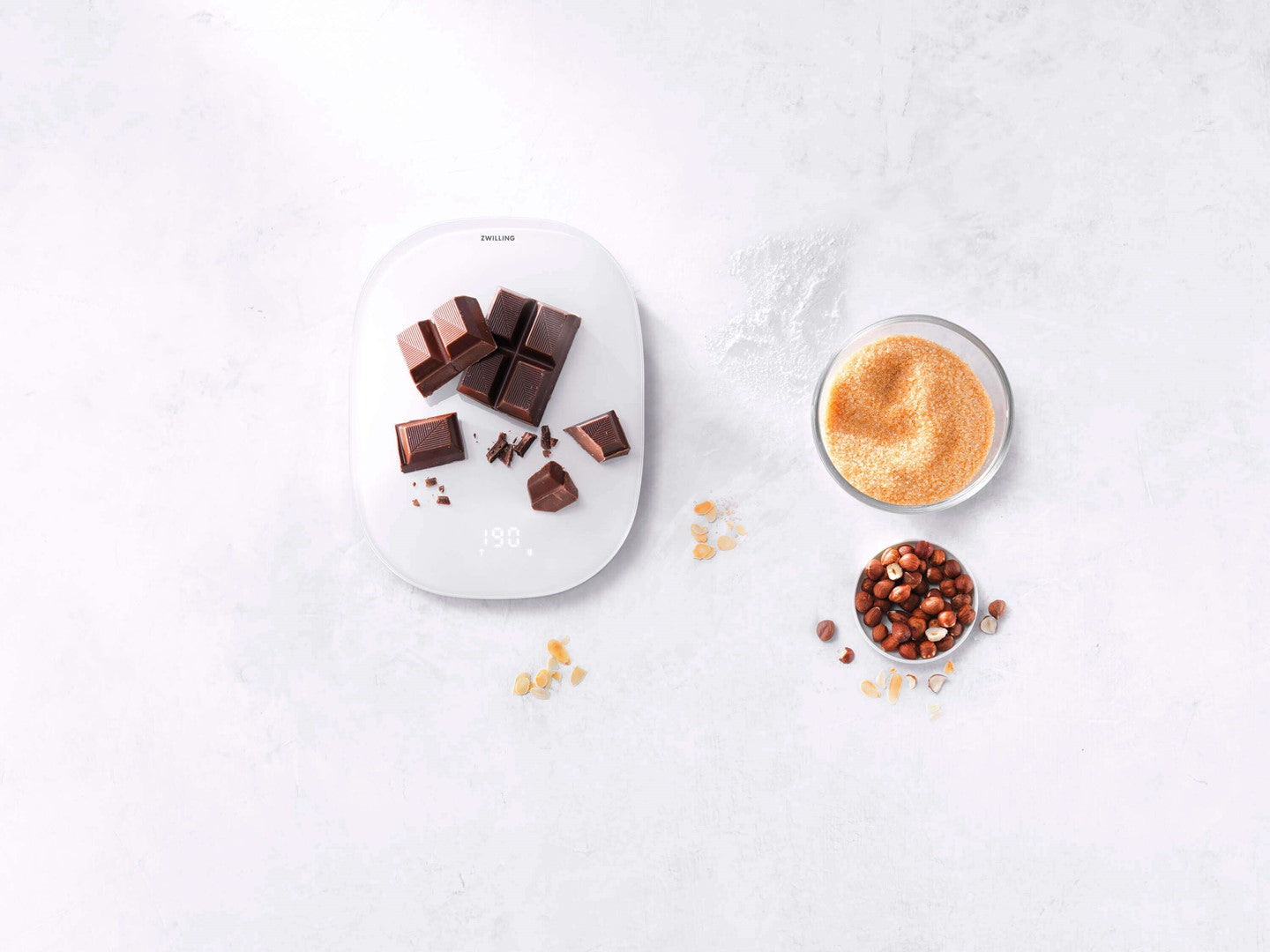 ZWILLING ENFINIGY Digitale Waage, weiß