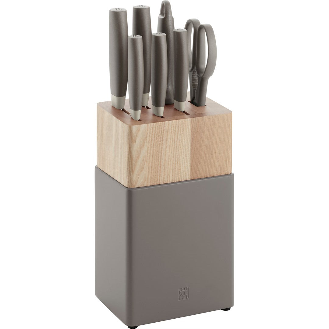 ZWILLING NOW S 5er Messerset in grauem Block