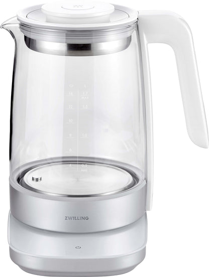 ZWILLING ENFINIGY Czajnik elektryczny z wkładem do herbaty 1.7 ltr, biały