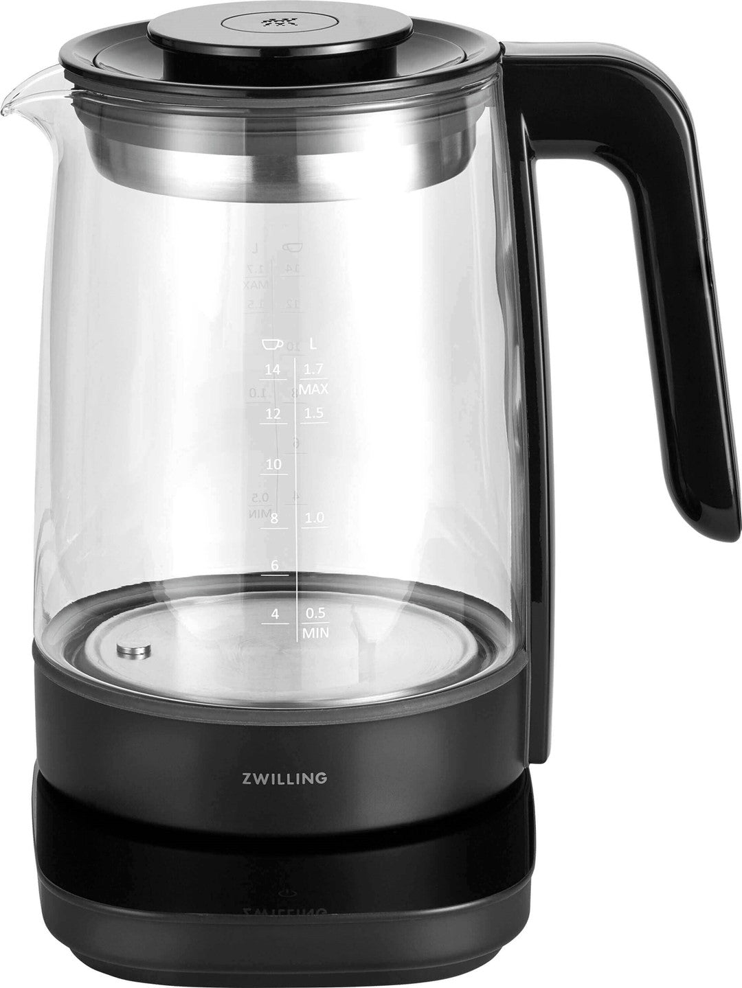 ZWILLING ENFINIGY Wasserkocher mit Teeeinsatz 1,7 l, schwarz