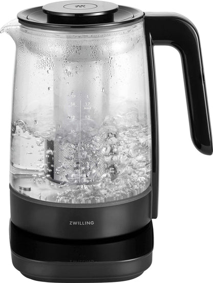 ZWILLING ENFINIGY Wasserkocher mit Teeeinsatz 1,7 l, schwarz