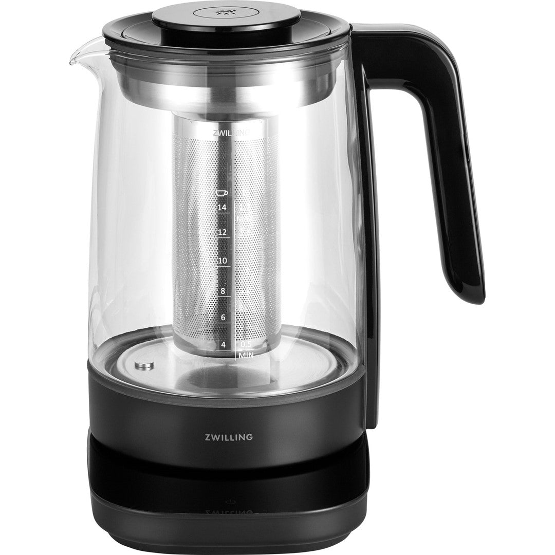 ZWILLING ENFINIGY Wasserkocher mit Teeeinsatz 1,7 l, schwarz
