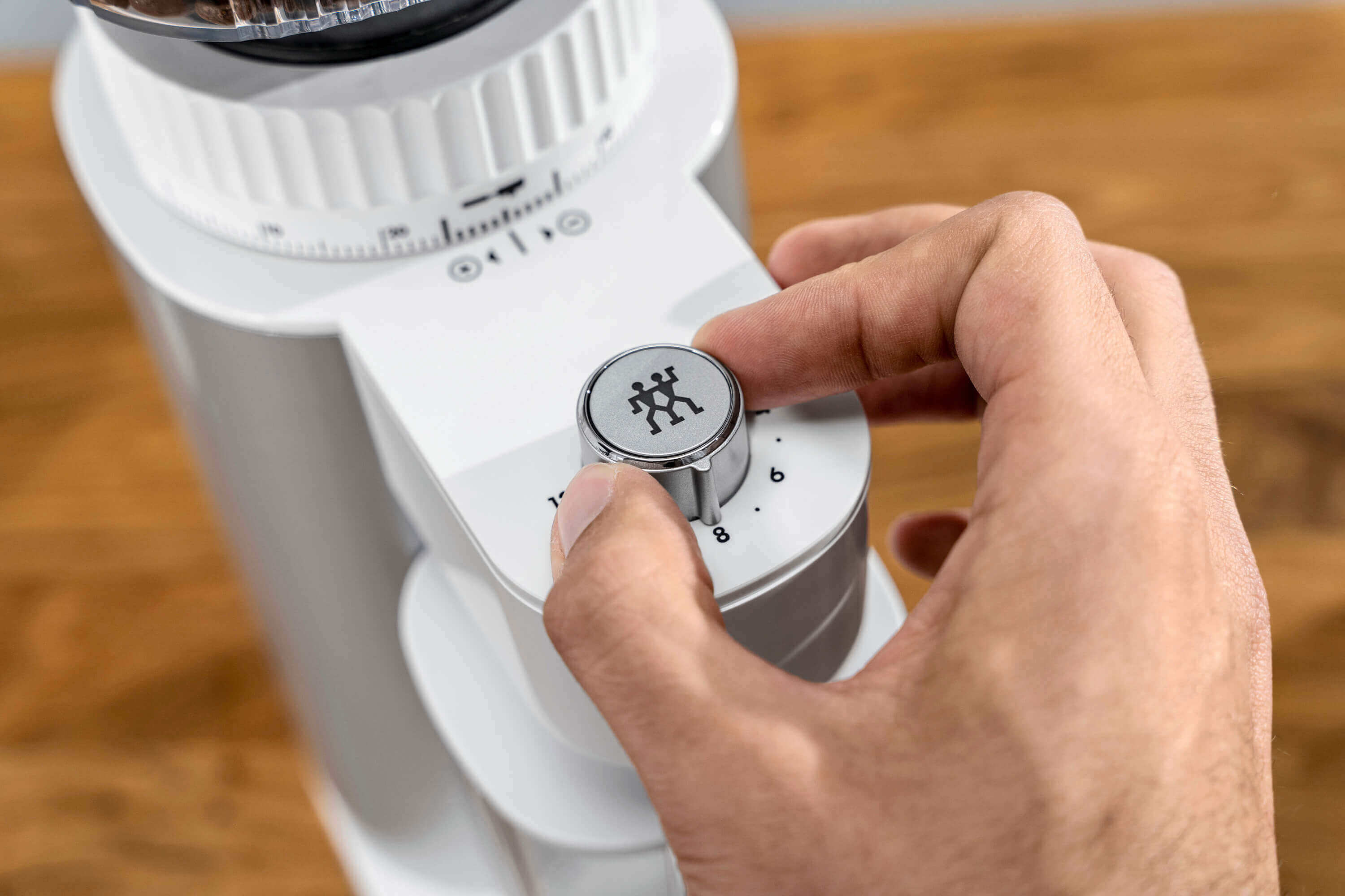 ZWILLING ENFINIGY Kaffeemühle silber