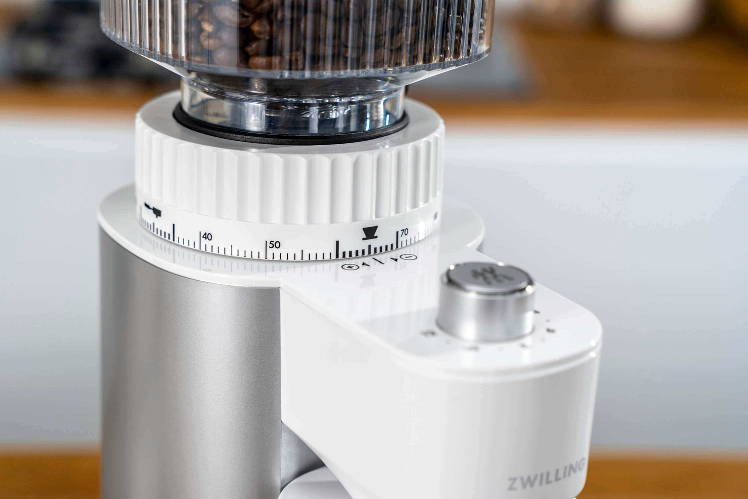 ZWILLING ENFINIGY Kaffeemühle silber